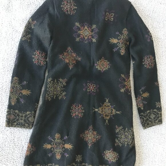 Peruvian Connection Knitted Alpaca Coat, Acetate Lining, Sz. S - Picture 2 of 6